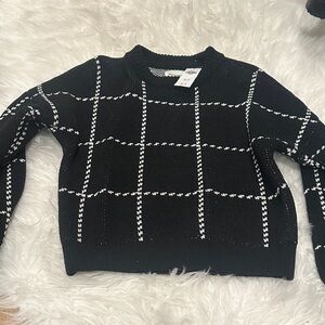 Abercrombie and fitch  Black and White Checkered Women's Sweater